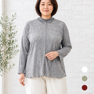 見せるインナー✨いつもの服にインするだけで、旬のスタイリングに早変わり👚のイメージ画像